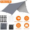 Waterproof Camping Tarp Kit / Tent Canopy Rain Fly / Awning Shelter for Outdoor UV Protection