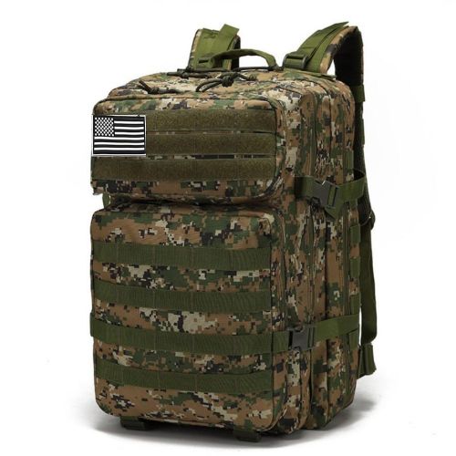 Tactical 45L Backpack | 3 Day Pack | Molle Bag Rucksack | Range Bag