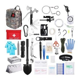 Emergency Survival Kit for Camping Hiking Adventures (Color: , Type: Survival Kit)