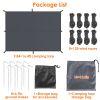 Waterproof Camping Tarp Kit / Tent Canopy Rain Fly / Awning Shelter for Outdoor UV Protection