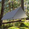 Waterproof Camping Tarp Kit / Tent Canopy Rain Fly / Awning Shelter for Outdoor UV Protection